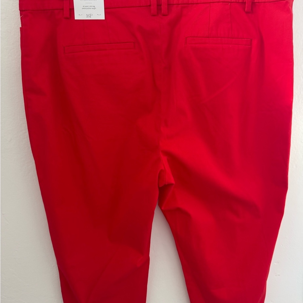 Talbots Red and White Garment Women’s Size 16p - Picture 5 of 11